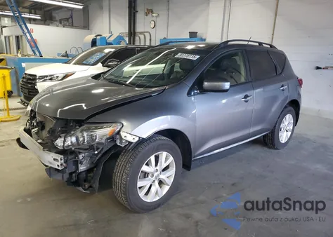 2013 Nissan Murano S z USA, uszkodzony, nr VIN JN8AZ1MW3DW318510